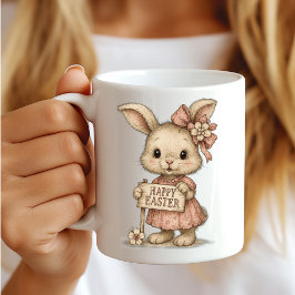 Caneca De Café Taza Happy Easter para café