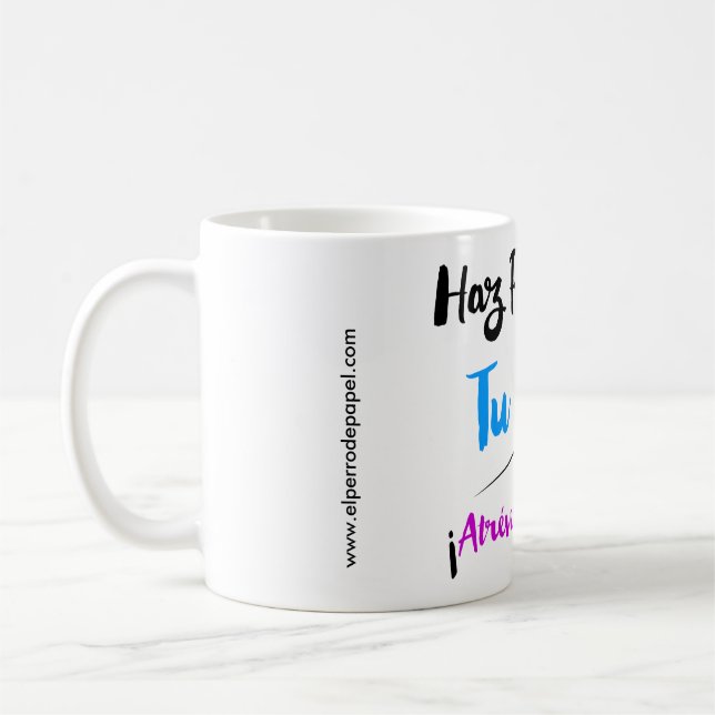 Caneca De Café Taza Haz realidad tu Idea modelo BLUE (Esquerda)