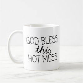 Caneca De Café Taza Hot Mess