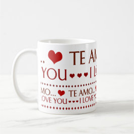 Caneca De Café Taza - I Love You