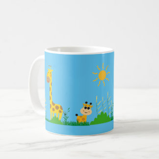 Caneca De Café Taza Infantil Diseño Jirafa