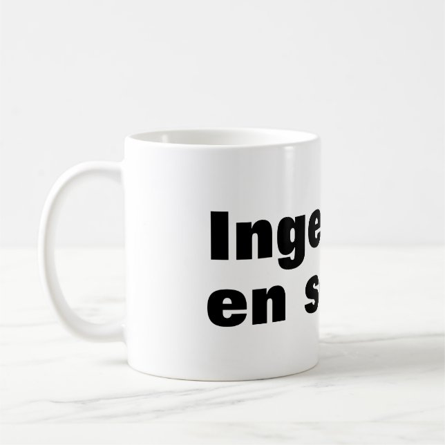 Caneca De Café Taza ingeniero en sonido (Esquerda)