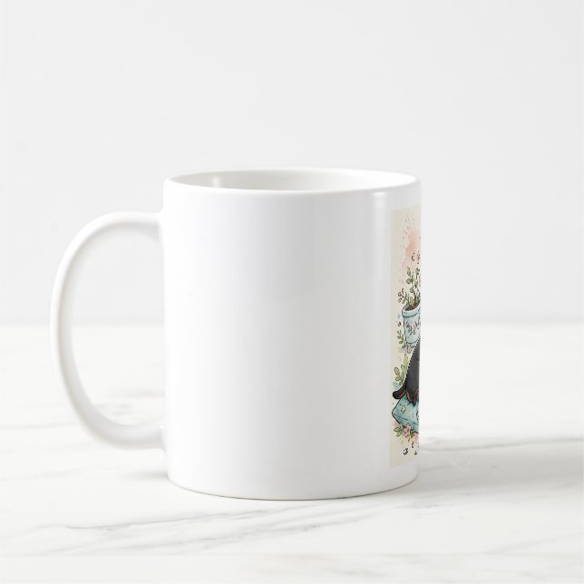 Caneca De Café Taza Kawaii Perrito Cute (Esquerda)