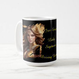 Caneca De Café Taza Lady Sagitario