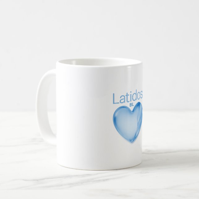 Caneca De Café Taza Latidos BL (Frente Esquerda)