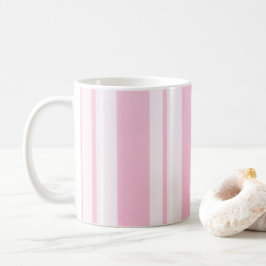 Caneca De Café Taza - Líneas Rosas