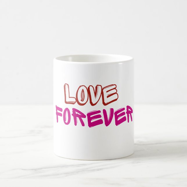 Caneca De Café Taza “Love Forever” – Amor sin fin (Centro)
