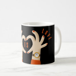 Caneca De Café Taza Love is Love