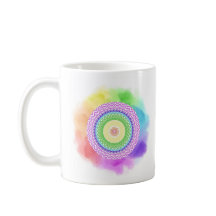 Taza mandala de colores