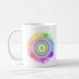 Caneca De Café Taza mandala de colores