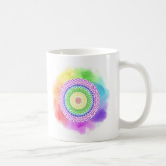 Caneca De Café Taza mandala de colores