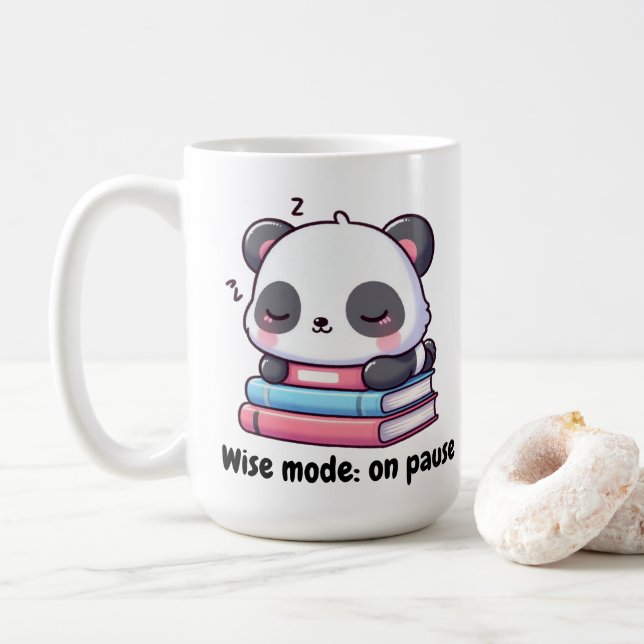 Caneca De Café Taza Osito Panda Durmiendo (Com Donut)