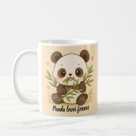 Caneca De Café Taza Panda Lover