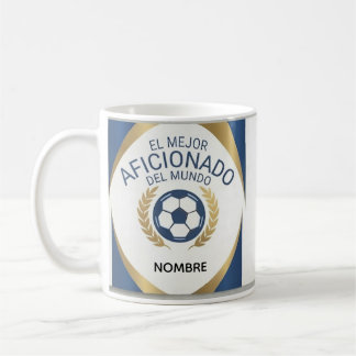 CANECA DE CAFÉ TAZA PARA EL MEJOR AFICINADO AL FÚTBOL