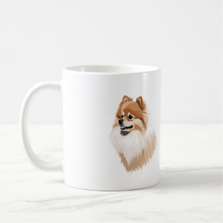 Caneca De Café Taza perro pomerania