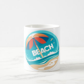 Caneca De Café taza playa