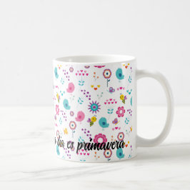 Caneca De Café Taza primavera para regalar a un amigo