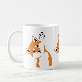 Caneca De Café Taza Shiba inu dudoso.