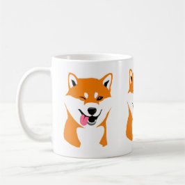 Caneca De Café Taza Shiba inu Guiño.