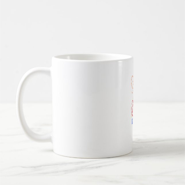 Caneca De Café Taza super mom love you (Esquerda)