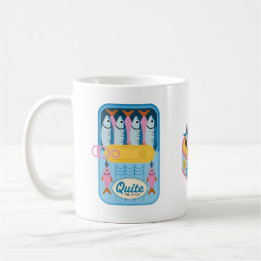 Caneca De Café Taza The Life of a sardin
