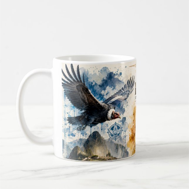CANECA DE CAFÉ TAZAS DE TRILOGIA ANDINA DEL CUSCO (Esquerda)