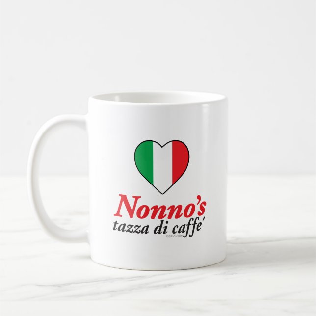Caneca De Café Tazza di Caffe Coffee Mug de Nonno (Esquerda)