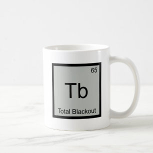 Caneca De Café Tb - Símbolo De Elemento De Química Engraçado T