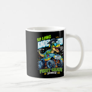 Caneca De Café Tchau Graduado do Jardim de Infância Dinossauro 1ª