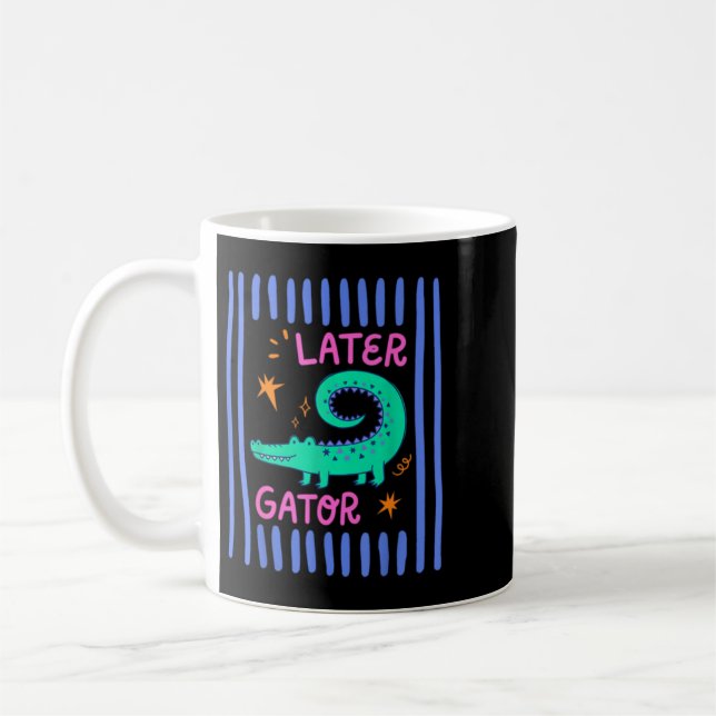 Caneca De Café Tchau Jacaré (Esquerda)