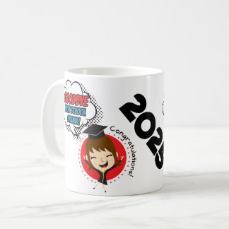 Caneca De Café Tchau Segundo grau Drama - Graduação Mug 2025