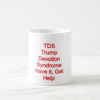 Caneca De Café TDS; Síndrome de Devoção de Trump