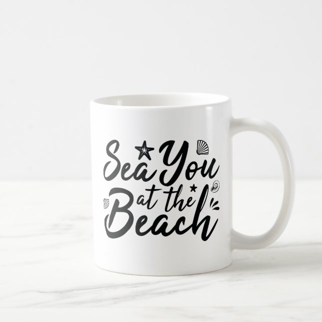 Caneca De Café Te Amar Na Praia (Direita)