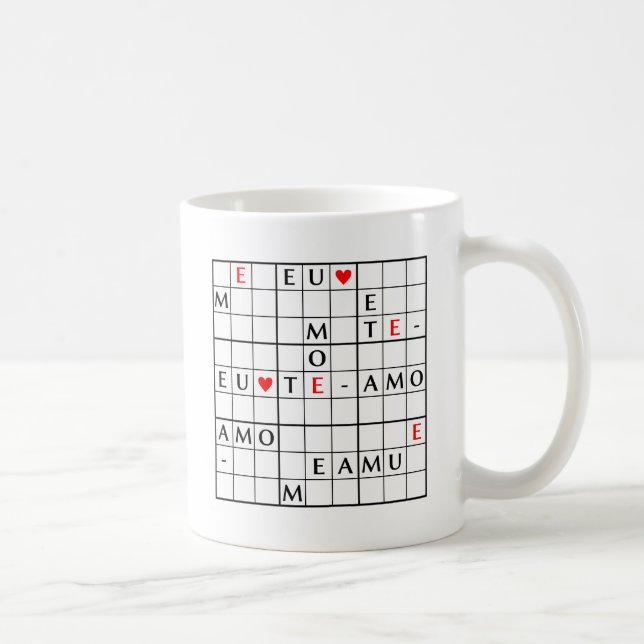 Caneca De Café te amo do eu (Direita)