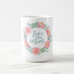 Caneca De Café Te Amo Mãe Dia de as mães Café Mug