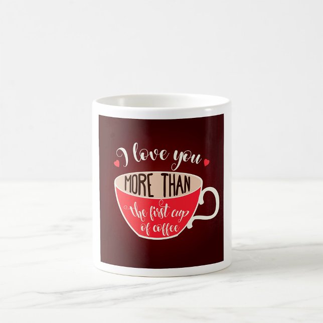 Caneca De Café Te Amo Mais Que Café (Criador carregado)