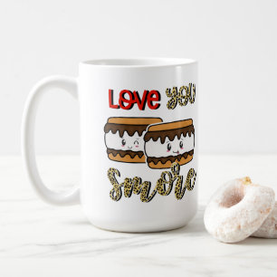 Caneca De Café Te Amo S'mores