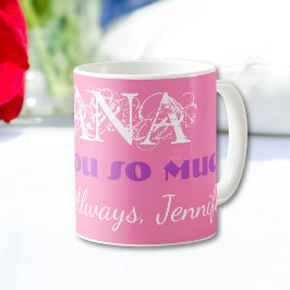 Caneca De Café Te Amo Tanto, Nana Avô Coffee Mug