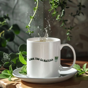 Caneca De Café Te Amo Tão Matcha