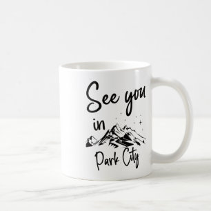 Caneca De Café Te Vejo Em Park City Usa Vacinação Esqui Andando 2