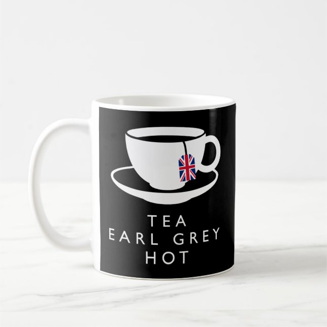Caneca De Café Tea Earl Cinza Hot - Memórias Novelty Inglesas Div (Esquerda)