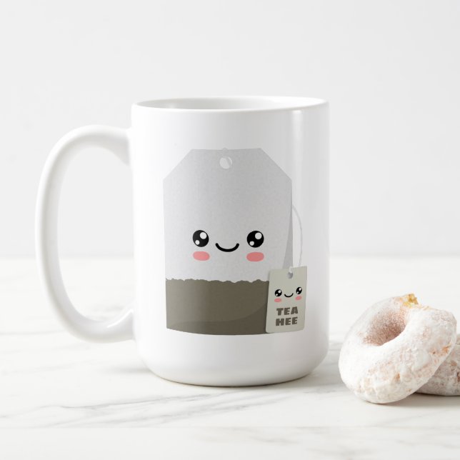 Caneca De Café Tea Hee (Com Donut)