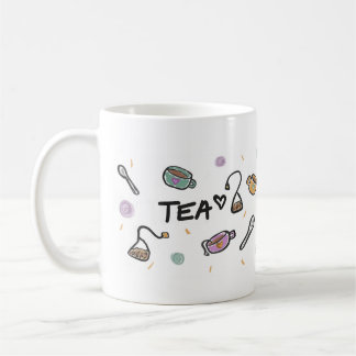 Caneca De Café Tea Lovers Mug, Illustration 