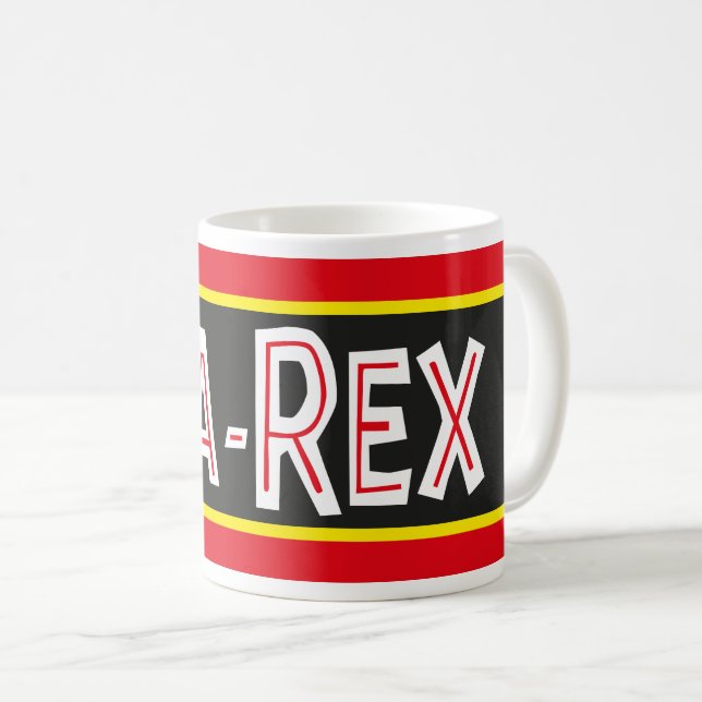 Caneca De Café Tea Rex (Frente Esquerda)