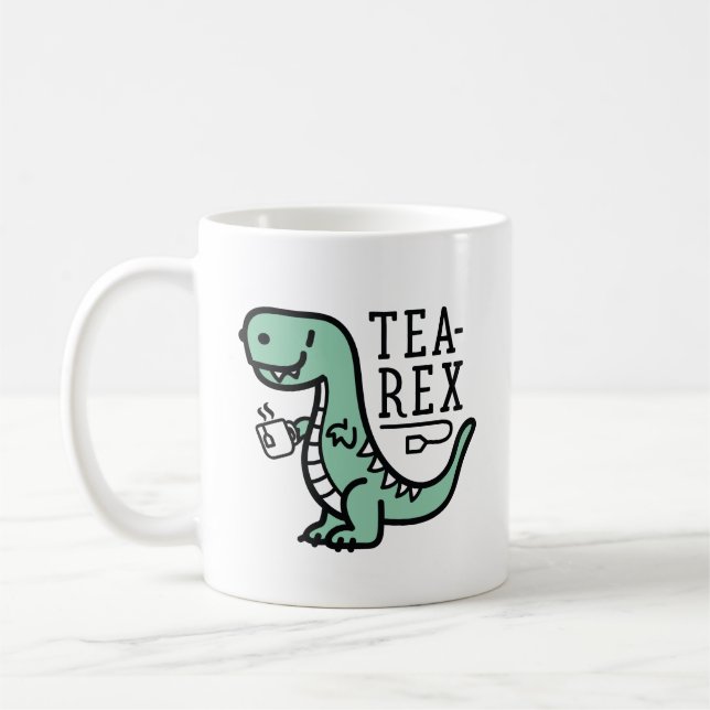 Caneca De Café Tea-Rex (Esquerda)