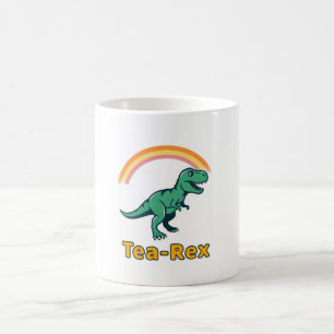 Caneca De Café Tea-Rex Funny Tyrannosaurus