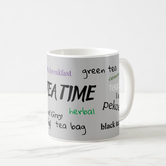 CANECA DE CAFÉ TEA TIME CAFFEE MUG (Frente Esquerda)
