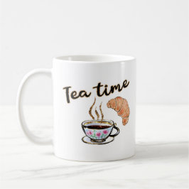 Caneca De Café Tea time Mug, chá party Mag, acessórios para chá