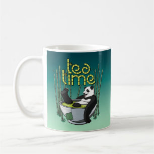 Caneca De Café Tea Time Panda