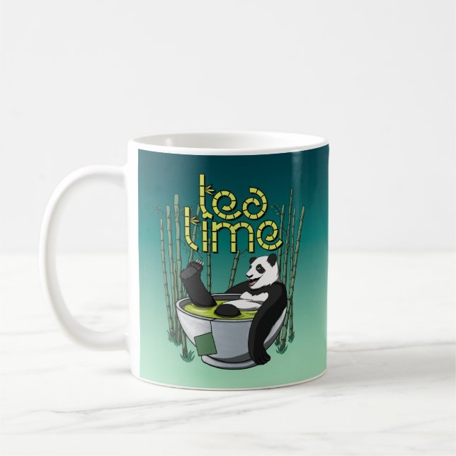 Caneca De Café Tea Time Panda (Esquerda)